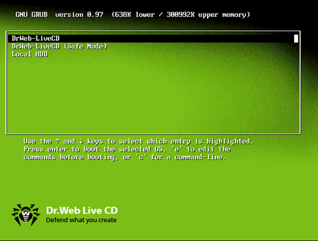 Dr.Web LiveCD, 