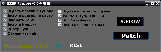 ICCUP Rampage 2.0 by RISE (MapHack), 